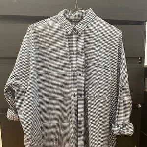 Zara blue gingham shirt